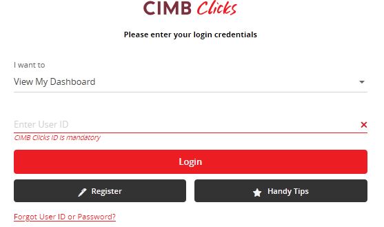 register cimb clicks online