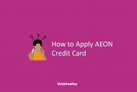 How to Apply AEON Credit Card