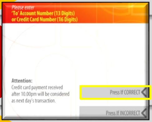 How to Pay AmBank Credit Card via AmBank ATM