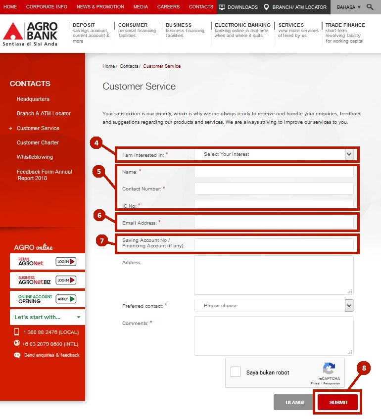 How to Cancel AgroBank Credit Card via Online Banking