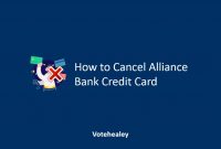 How to Cancel Alliance Bank Credit Card