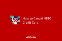 How to Cancel HSBC Credit Card