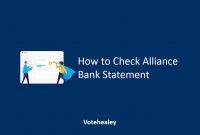 How to Check Alliance Bank Statement