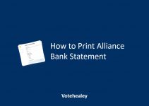 How to Print Alliance Bank Statement