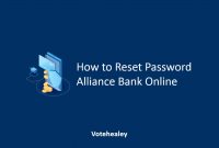 How to Reset Password Alliance Bank Online